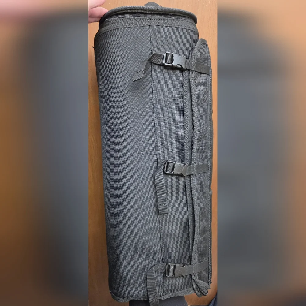 Bankroll Convertible Black Garment Storage Bag with Carry Handle